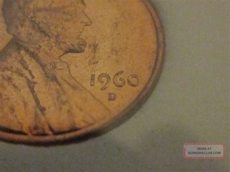 1c93 1960 D Lincon One Cent Coin Uncirculated Estate Money Collectable