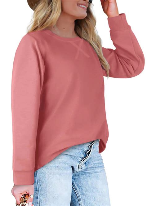 Fantaslook Plus Size Sweatshirts for Women Crewneck Casual Tunic Tops ...