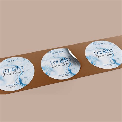 Editable Product Label Template INSTANT DOWNLOAD Beauty - Etsy