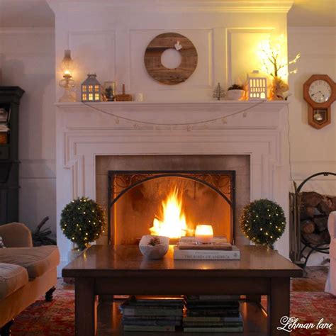 Cozy & Beautiful Winter Mantel Decor Ideas - Lehman Lane
