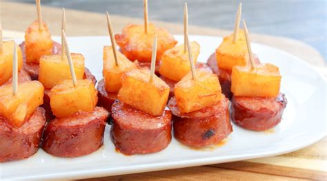 Glazed Smoked Sausage and Pineapple Bites Are The Perfect Quick ...