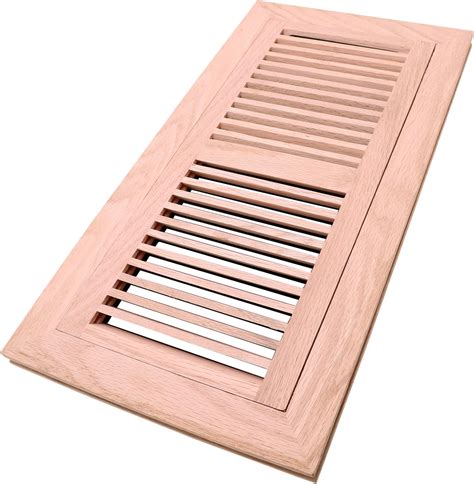 Oak Floor Register for 6x14 Inch Duct Holes - Flush Mount Floor Vent ...