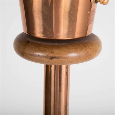 Interesting Midcentury Copper Floor Lamp at 1stDibs | vintage copper ...
