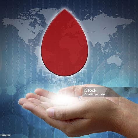 Blood On Hand With White Medical Stock Photo - Download Image Now ...