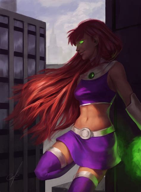 Starfire by welume.deviantart.com on @DeviantArt | Starfire, Comic ...