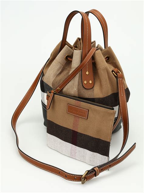Burberry Canvas Bucket Bag | Paul Smith