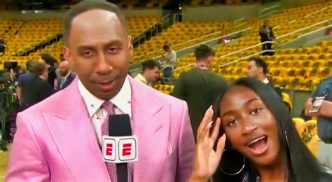 Stephen A. Smith Brought His Daughter To The NBA Finals, And She ...