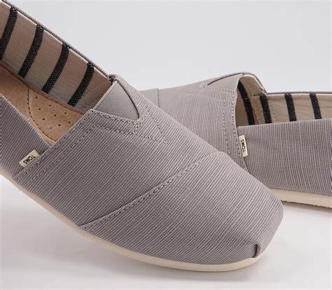 TOMS Toms Classic Slip Ons Dove Grey Heritage - Men's Casual Shoes