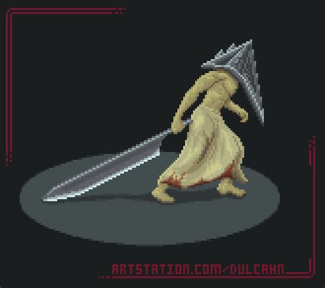 ArtStation - Pyramid Head! Pixel Art