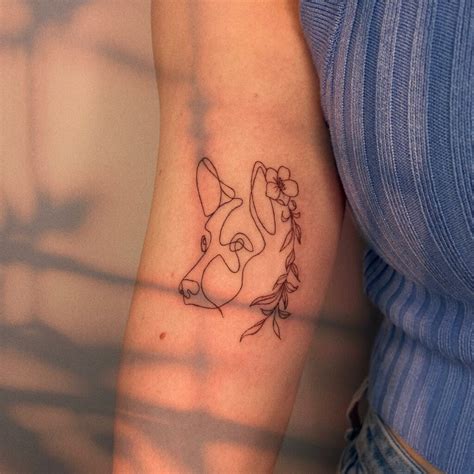 12+ Dog Outline Tattoo Ideas To Inspire You!