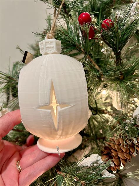 Customizable Winter Wonderland Snow Globe Light-up Ornament - 3D ...