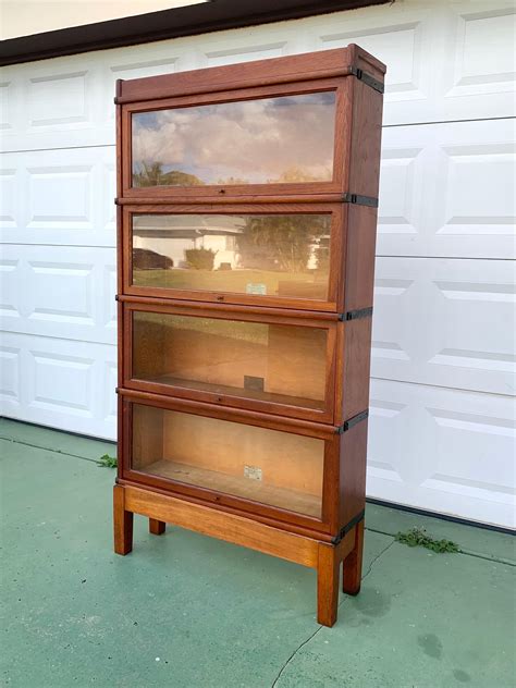 Globe Wernicke Antique Oak Four-Stack Barrister Bookcase, circa 1900 ...
