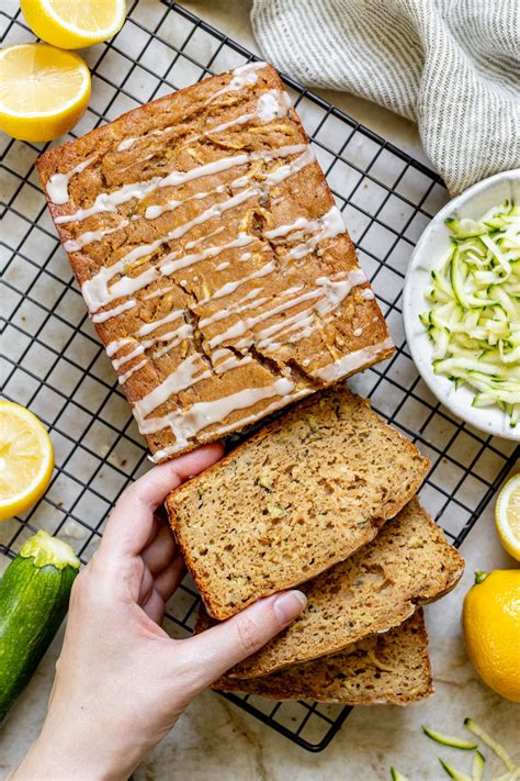 Lighter Lemon Zucchini Bread - The Natural Nurturer