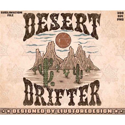 Desert Drifter PNG, Western PNG, Desert Cactus Png, Hippie P - Inspire ...