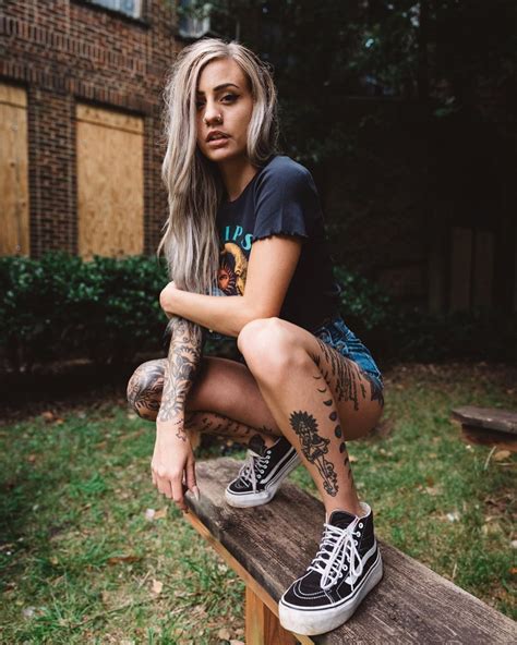 12 amazing photos of gorgeous tattooed skinny girl Dom | Tattoo models | iNKPPL