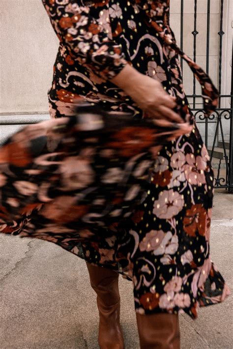 J Crew Floral Dress and Vest | kendi everyday