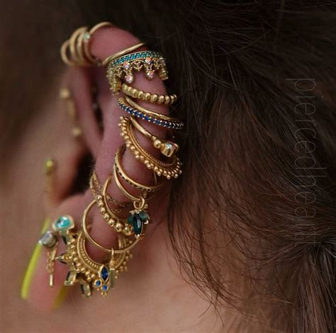 Body Vision Los Angeles | White gold set on @sid_piercing with black ...