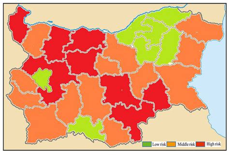Map Of Fires Bulgaria
