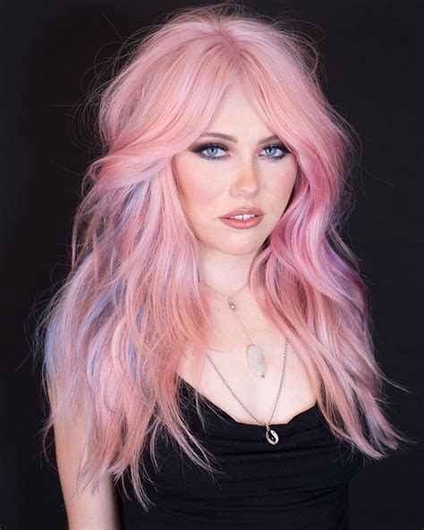 29 Best Light Pink Hair Color Ideas (Pictures for 2024) | Light pink ...