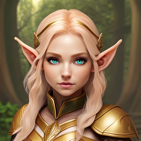 elf, female, ranger, priestess, hair rose short, skin color peac ...