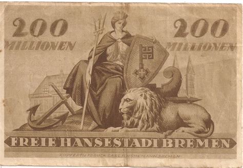 200 000 000 Mark - Federal state of Bremen – Numista