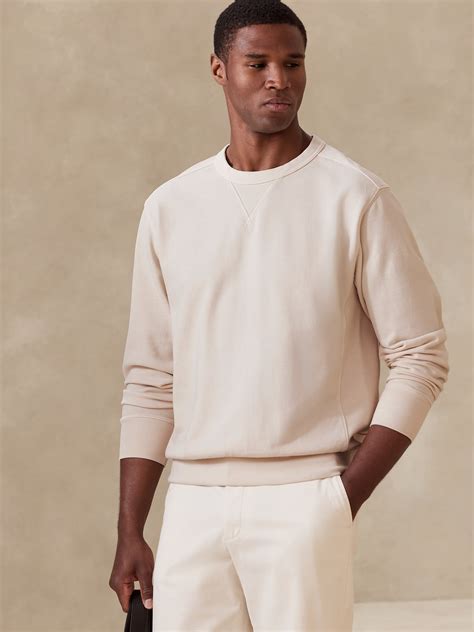 Oatmeal French Terry Sweatshirt at Wilma Aron blog