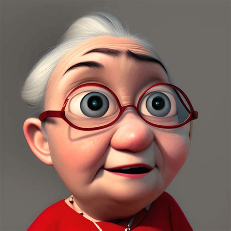 Ellie Old Lady uit de film Up Centered with Central Focus · Creative ...