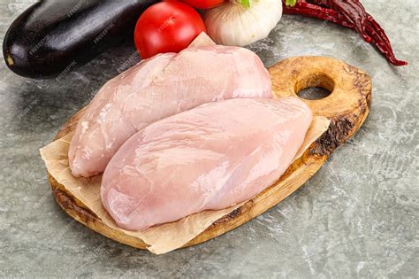 Raw chicken breast for cooking | Premium Photo