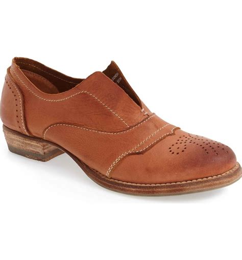 Blackstone 'HL55' Slip-On Oxford (Women) | Nordstrom | Brown slip on ...