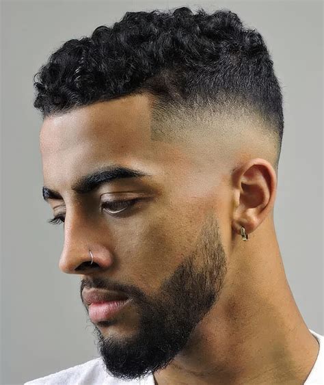 Low Fade Curly Hair