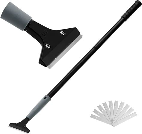 Amazon.com: Heavy Duty 4-inch Razor Blade Floor Scraper, 45 Inch Long ...