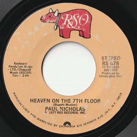 Yahoo!オークション - Paul Nicholas Heaven On The 7th Floor / Do Yo...