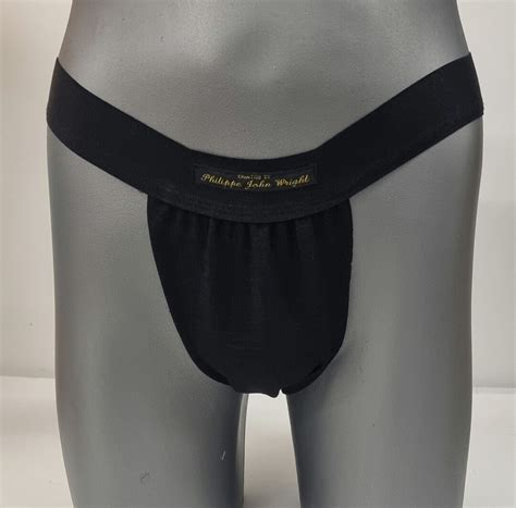 Men Thong BLACK Organic Linen Briefs Tanga Like Underwear Fully Lined ...