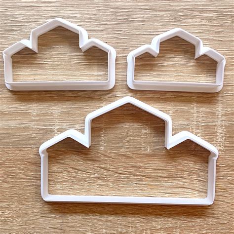🏠 House Cookie Cutter, House Shape, House Polymer Clay Cutter, House ...
