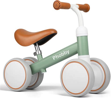 Amazon.com: Phobby Baby Balance Bike for 1 2 Years Old Boys Girls, 4 ...