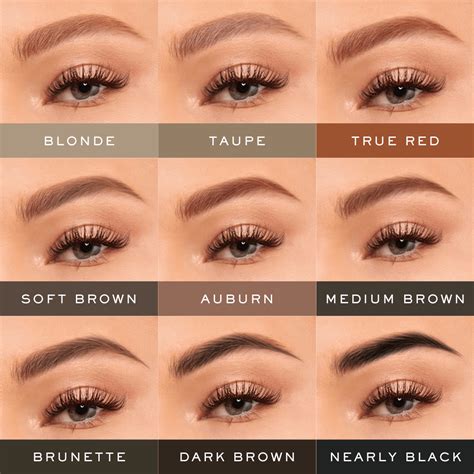 How To Find The Right Eyebrow Color For Your Face