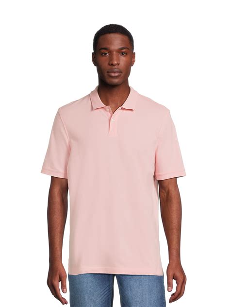 George Men's & Big Men's 2-Pack Pique Polo Shirts with Short Sleeves ...