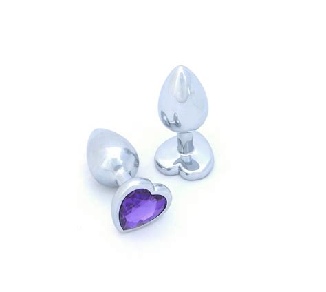 Heart Butt Plug with Jewel - Lovely Thinkings