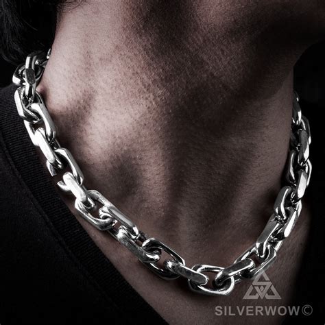 15mm Chain Link Necklace - Heavier Version | Silverwow.net – SilverWow™