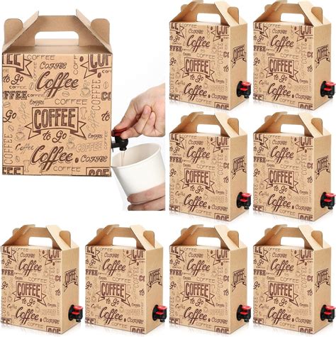 Amazon.com: Resholder 10 Pack Coffee to Go Box Container for Catering ...
