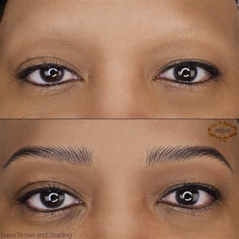 Nano Brows Before and After Photos | Ellebrow NYC