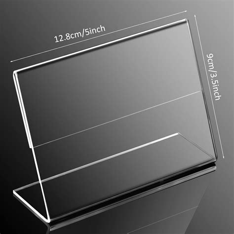 Buy 48 Pcs 5 x 3.5 Inch Acrylic Frame, Acrylic Sign Holder Clear ...