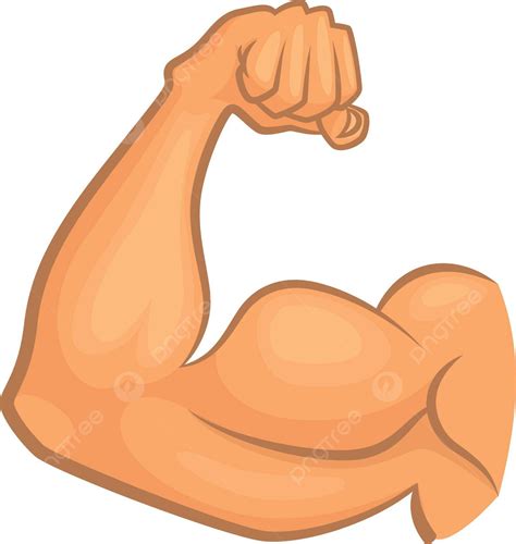 Biceps Icon Strong Arm Muscle Athletic Hand Art Energy Arm Vector, Art ...