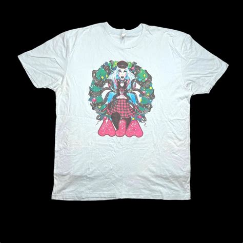 aja drag queen baby blue shirt size: xxl pit to... - Depop