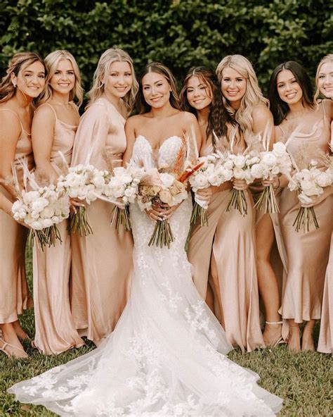 Top 30 Champagne Bridesmaid Dresses for 2024 | DP