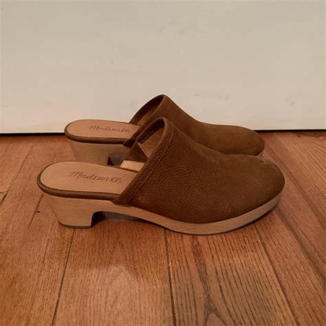 Madewell Women's Brown Mules | Depop