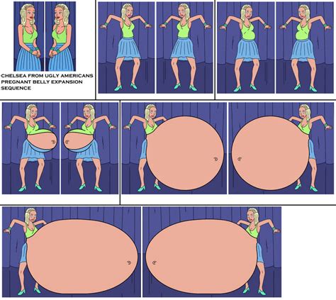 Chelsea Pregnant Belly Expansion Sequence by BioToons on DeviantArt