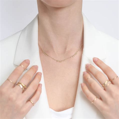 Beaded Multi Cluster Choker Necklace by TENTHOUSANDTHINGS - NEWTWIST