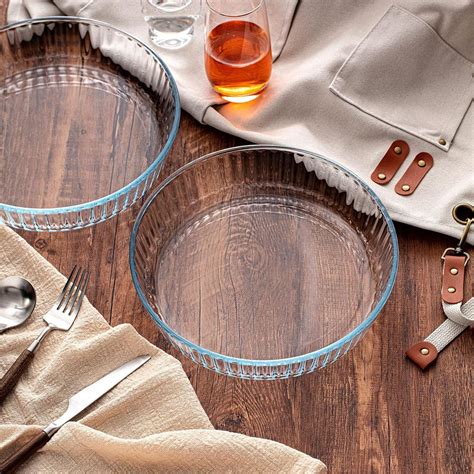 2 Pcs Glass Pie Pan for Baking Review - Cooking Appliance World