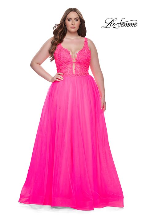 Pink Plus Size Dresses